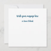 Plaats mijn gezicht in de foto, koe verjaardagsfee kaart (Achterkant)