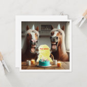 Plaats mijn gezicht in het afbeelding, paarden en kaart (Voorkant / Achterkant in situ)