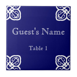 Plaats naam op de Spaanse Tegel Tegeltje