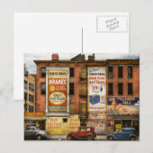 Plaats - New York NY - Elite lunchbar 1938 Briefkaart (Voorkant / Achterkant)