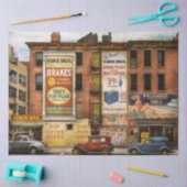 Plaats - New York NY - Elite lunchbar 1938 Tissuepapier (Craft)