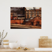 Plaats - nj - NY Geschiedenis Poster (Keuken)