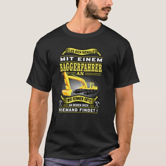Plaats nooit met een digitale driver t-shirt (Voorkant)