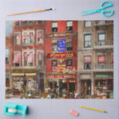 Plaats - NY - waar de moord plaatsvond in 1909 Tissuepapier (Craft)