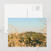 Plaats op een heuvel, San Gimignano, provincie Sie Briefkaart (Voorkant / Achterkant)