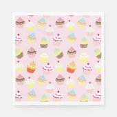 PLAATS PINK PATTERN NAPKIN KOPEN SERVET (Voorkant)