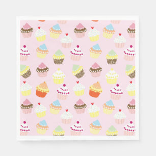 PLAATS PINK PATTERN NAPKIN KOPEN SERVET