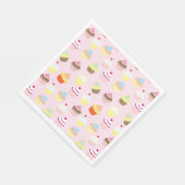 PLAATS PINK PATTERN NAPKIN KOPEN SERVET (Hoek)