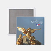 Plaats Stanislas in Nancy, Frankrijk Magneet (Voorkant / Achterkant)