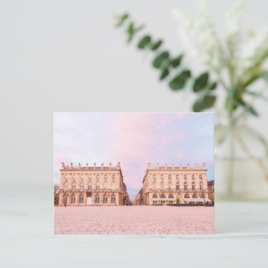 Plaats Stanislas Nancy France op Poster met gesche Feestdagenkaart (Staand voorkant)