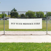 PLAATS UW BOODSCHAP HIER...OUTDOOR BANNER (Insitu)