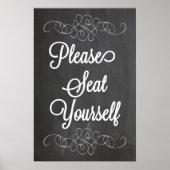 Plaats uw eigen bord voor het Poster. Poster (Voorkant)