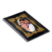 Plaats uw eigen foto elegant crool notitieboek (Rechterzijde)