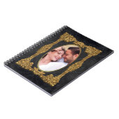 Plaats uw eigen foto elegant crool notitieboek (Linkerzijde)