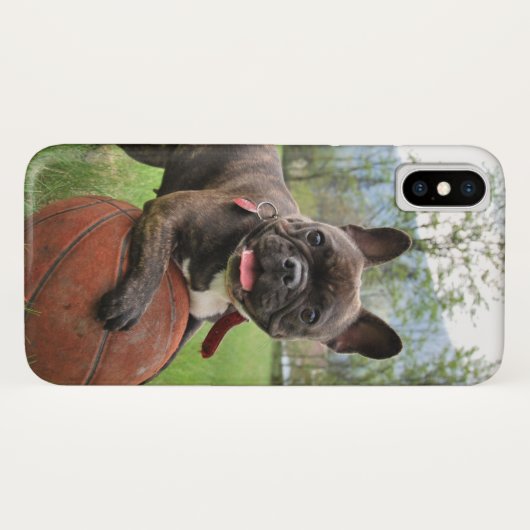 Plaats uw eigen foto van uw Franse Bulldog Case-Mate iPhone Case (Achterkant (horizontaal))