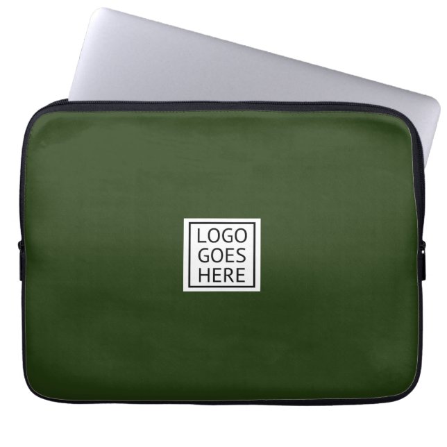 Plaats uw Logo hier gepersonaliseerd Laptop Sleeve (Voorkant)