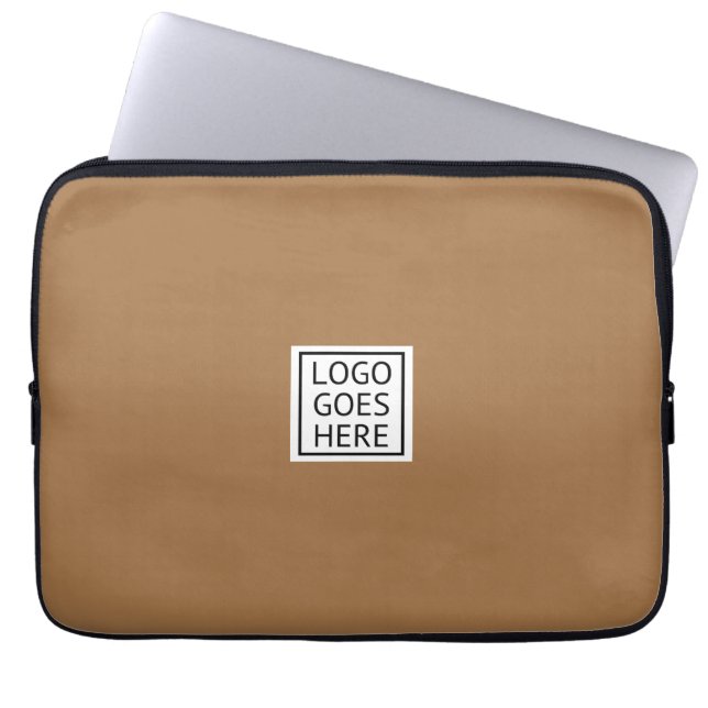 Plaats uw Logo hier gepersonaliseerd Laptop Sleeve (Voorkant)
