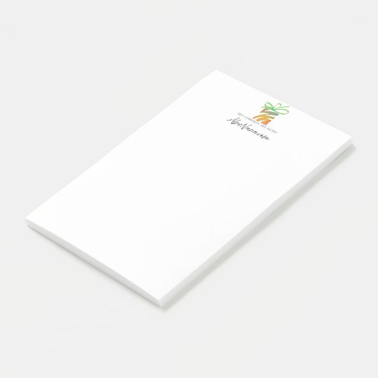 Plaats uw Logo hier tablet Post-it® Notes (Schuin)