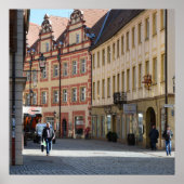 Plaats van Ansbach Duitsland Poster (Voorkant)