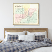 Plaats van Appleton, provincie Outagamie Co Canvas Afdruk (Insitu (Slaapkamer))
