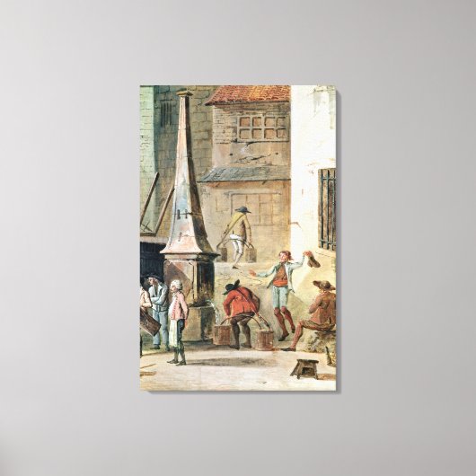Plaats van Apport-Parijs voor Grand Canvas Afdruk (Voorkant)