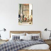 Plaats van Apport-Parijs voor Grand Canvas Afdruk (Insitu (Slaapkamer))