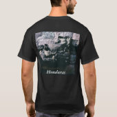 Plaats van Copan Mayan Ruins Foto ontworpen T-shirt (Achterkant)