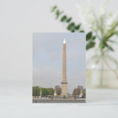 Plaats van de Concorde in Parijs Frankrijk Briefkaart (Staand voorkant)