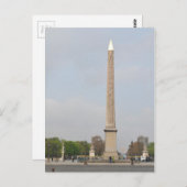 Plaats van de Concorde in Parijs Frankrijk Briefkaart (Voorkant / Achterkant)