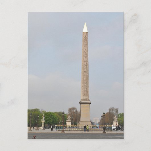 Plaats van de Concorde in Parijs Frankrijk Briefkaart (Voorkant)