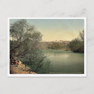 Plaats van de doop, rivier de Jordaan, Heilig Land Briefkaart