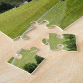 Plaats van de Italiaanse Dolomites - Jigzaag Puzzl Legpuzzel (Zijkant)