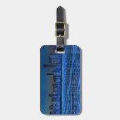 Plaats van de schouders en het meer Michigan Bagagelabel (Voorkant verticaal)