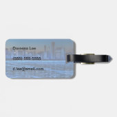 Plaats van de schouders en het meer Michigan Bagagelabel (Achterkant horizontaal)