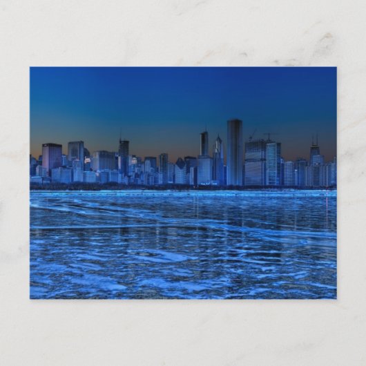 Plaats van de schouders en het meer Michigan Briefkaart (Voorkant)