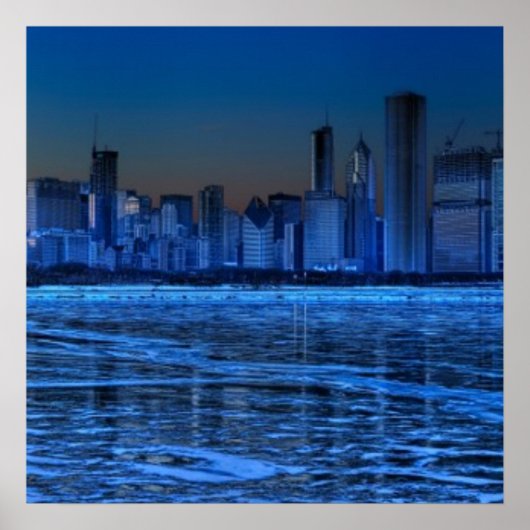 Plaats van de schouders en het meer Michigan Poster (Voorkant)
