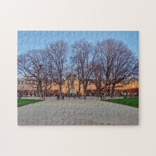 Plaats van de Vogezen in Parijs - Frankrijk Legpuzzel (Horizontaal)