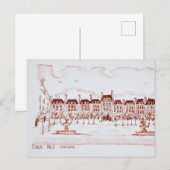 Plaats van de Vosges | Marais, Parijs Briefkaart (Voorkant / Achterkant)