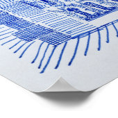 Plaats van de Vosges | Marais, Parijs, Frankrijk Poster (Hoek)