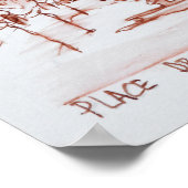 Plaats van de Vosges | Marais, Parijs Poster (Hoek)