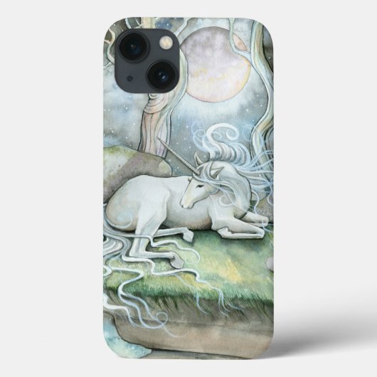 Plaats van de Vrede Unicorn Fantasy Art Case-Mate iPhone Case (Achterkant)