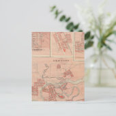 Plaats van Elkhart, Elkhart Co. met Goshen Briefkaart (Staand voorkant)