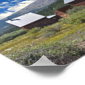 Plaats van het station Boreas Railroad, Colorado Poster (Hoek)
