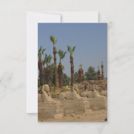 Plaats van het Wenskaart van de soort Sphinxes Kaart