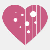 Plaats van liefde hart sticker (Voorkant)