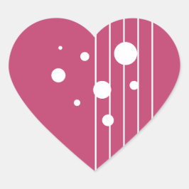 Plaats van liefde hart sticker