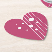 Plaats van liefde kartonnen onderzetters (Gekanteld)