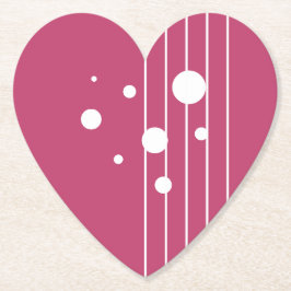 Plaats van liefde kartonnen onderzetters