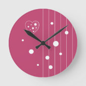 Plaats van liefde ronde klok (Voorkant)