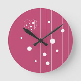 Plaats van liefde ronde klok